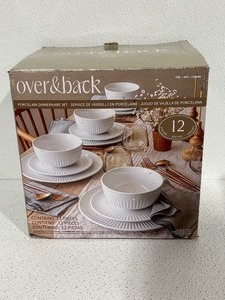 12 Piece Porcelain Dinnerware Set