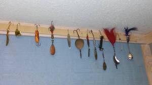 lot 503 image: &nbspCollection of Vintage Fishing Lures and Hooks 