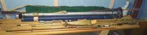 lot 512 image: Vintage Fishing Rod Collection and Cases