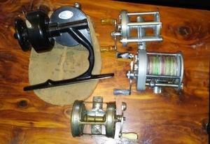 lot 576 image: Vintage Fishing Reel Collection - 4 Reels