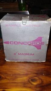 lot 589 image: Concorde 12 Gauge Plastic Shotgun Shells - 3 Magnum