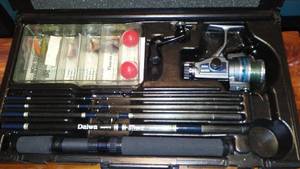 lot 596 image: Daiwa Executive Travel Pack Fishing Rod and Reel Set