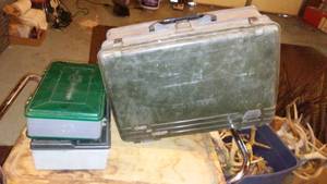 lot 655 image: Fishing Tackle Boxes - Plano & Flambeau Brands