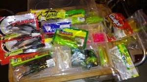 lot 681 image: Assorted Fishing Lures and Baits Lot - Various Brands and Colors