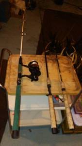 lot 687 image: Fishing Rod and Reel Collection - Southbend