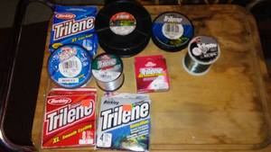 lot 691 image: Collection of Berkley Trilene Fishing Line - Various Types and Sizes