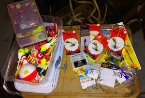 lot 707 image: Lot of Fishing Lures, Floats, and Tackle Accessories