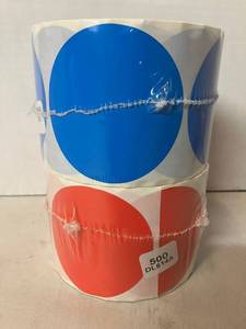 lot 124 image: 3-Inch Sticker Labels