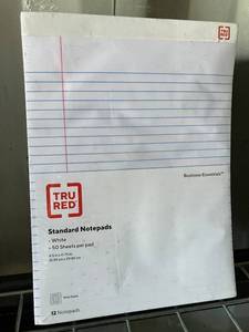 lot 121 image: White Notepads
