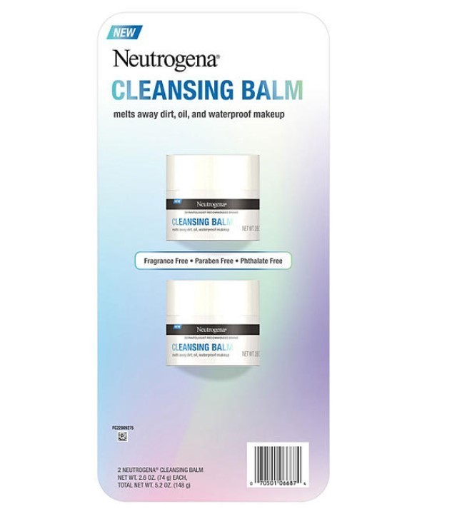 lot 421 image: NEW Neutrogena Makeup Melting Cleansing Balm (2.6 oz., 2 pk.)