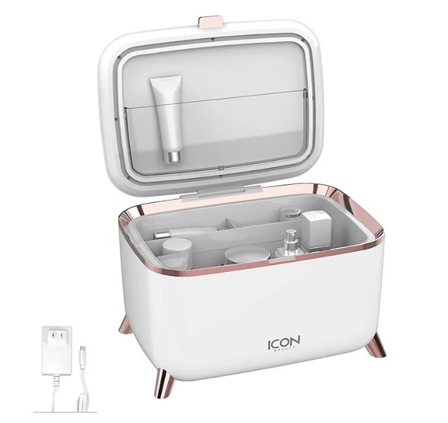 lot 423 image: NEW Icon Beauty Cosmetic Chest Cooler (6-Liter Capacity)