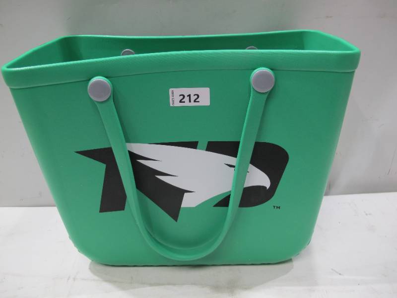 lot 271 image: NEW Logo Brands University of North Dakota Fighting Hawks Venture Tote Bag - Green