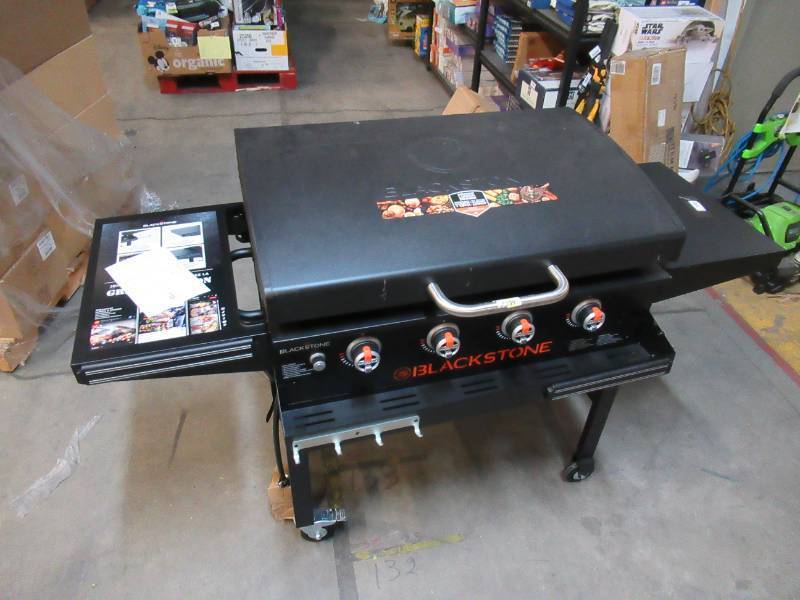lot 99 image: Blackstone 36in. Griddle with Hood & Front Shelf - Costco Exclusive - Minor Scratches  Minimal USE