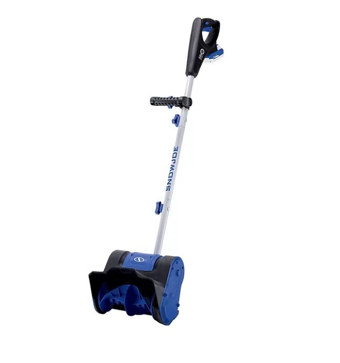 lot 72 image: NEW Snow Joe 24V-SS10 24-Volt iON Cordless Snow Shovel Kit, 10, 4.0-Ah Battery and Charger