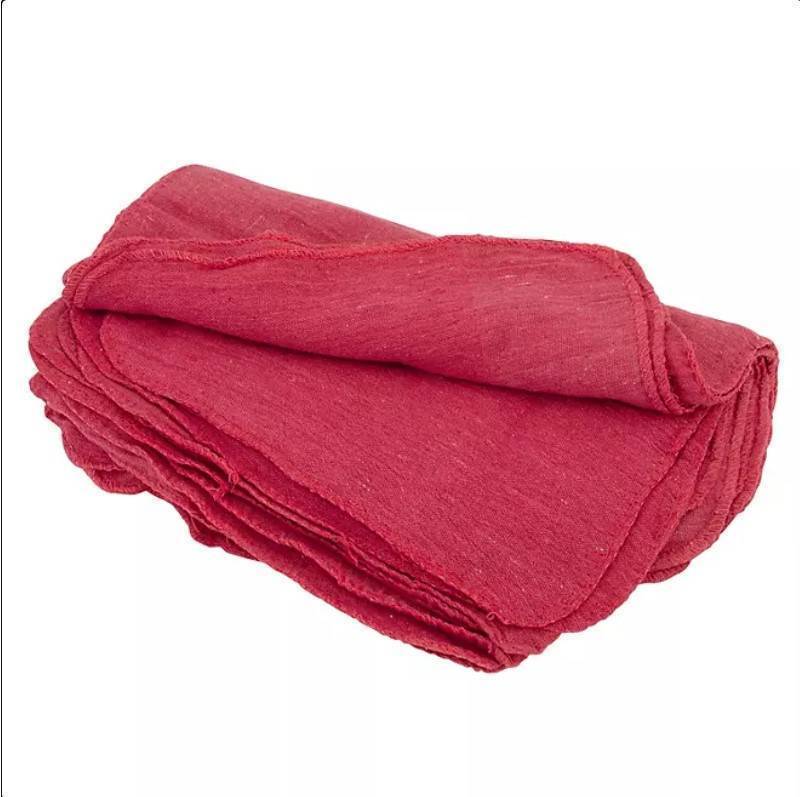 lot 360 image: NEW Members Mark Commercial Shop Towels - Cotton Blend - Reusable - RED