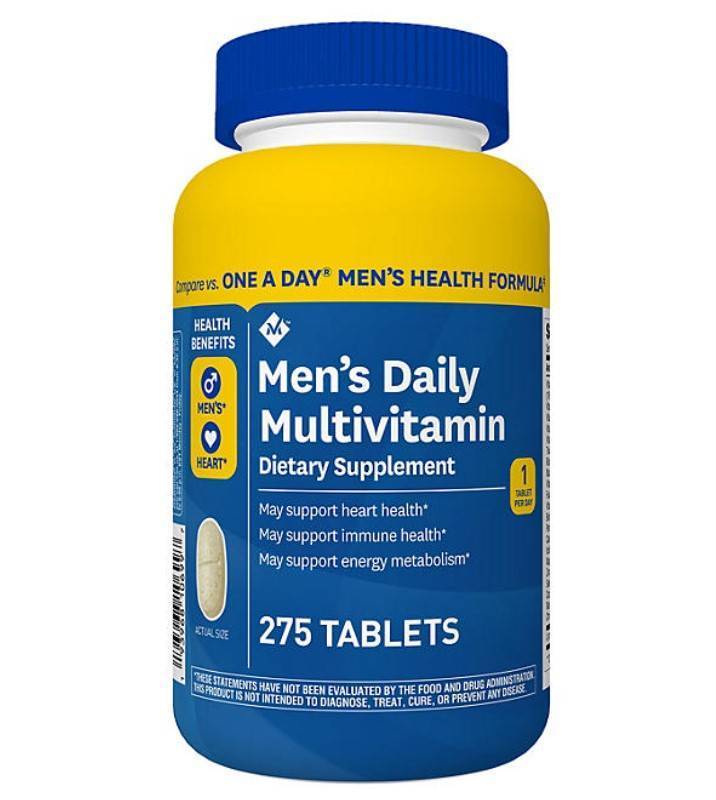 lot 365 image: NEW Members Mark Mens Daily Multivitamin Tablets, 275 ct.