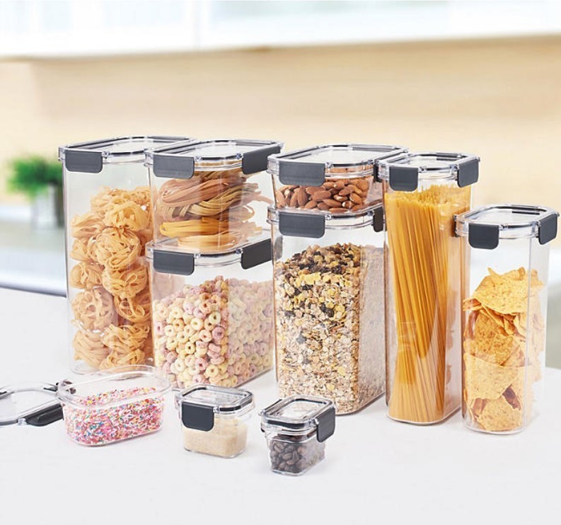 lot 194 image: NEW Members Mark 10-Piece Tritan Pantry Storage Container Set