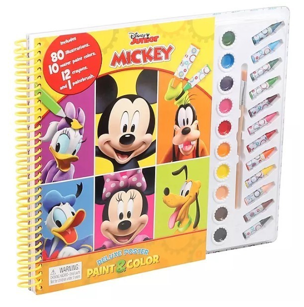 lot 213 image: NEW Mickey Mouse Clubhouse Deluxe Paint And Color Book