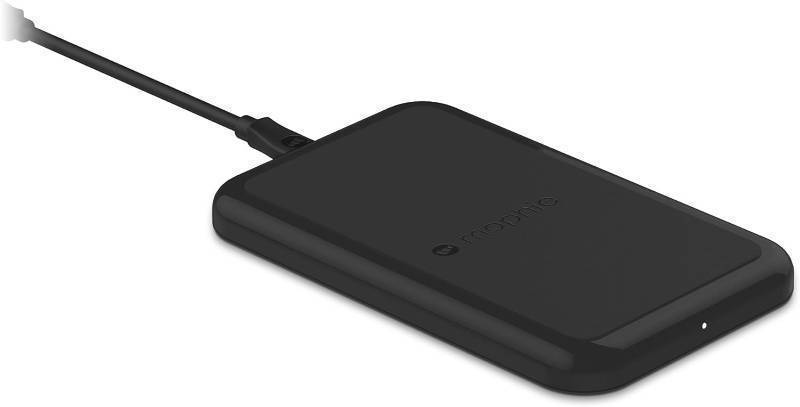 lot 889 image: mophie Charge Force Wireless Charge Pad - Qi Wireless Charging for Apple iPhone X, iPhone 8, iPhone 8 Plus, and Qi Enabled Smartphones and Juice Packs - Black