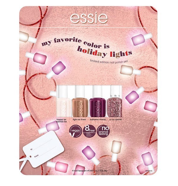 lot 403 image: NEW essie Holiday Lights Nail Polish Set (0.46 fl. oz., 4 pk.)