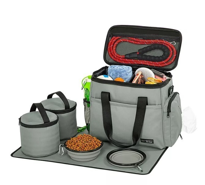 lot 407 image: NEW PetsFit Week Away Pet Travel Bag  Accessories - Black