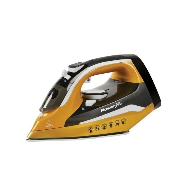 lot 302 image: PowerXL Cordless Iron and Steamer Deluxe, Vertical Steam, Anti-Calc, Anti-Drip, Auto-Off, Power Base
