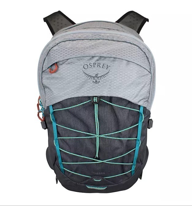lot 143 image: NEW Osprey Quasar Backpack -  Silver LiningTunnel Vision