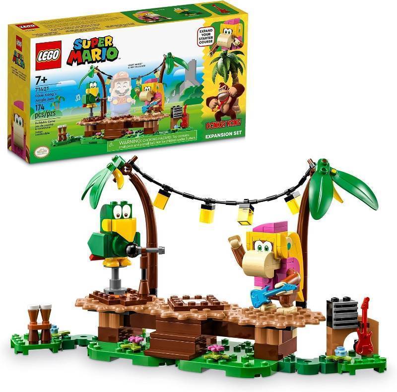 lot 273 image: NEW Lego 71421 Super Mario Dixie Kongs Jungle Jam Expansion Set