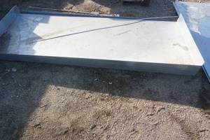 lot 57 image: metal work bench tops