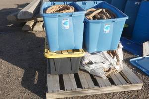 lot 61 image: pallet of rope