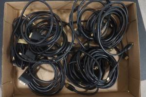 lot 102 image: HDMI to DVI adapter cables- LIKE NEW approx. 12 Ct.