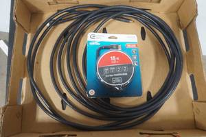 lot 107 image: 2 Heavy Duty HDMI cords-one BRAND NEW one used. 15FT cords