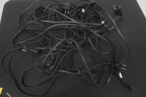 lot 128 image: lot of power cable cords