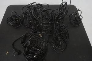 lot 131 image: lot of power cable cords