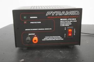 lot 98 image: Pyramid power supply regulator model # PS12KX