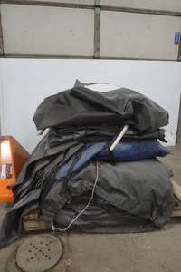 lot 176 image: large pallet of tarps