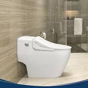 BIO BIDET HD-7000 Electric Bidet Seat for Elongated Toilets in White with Fusion Heating Technology Customer Returns See Pictures