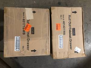 Lot of Assorted Slide Out Cabinet Organizer Various Models and Conditions  Customer Returns See Pictures
