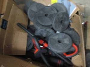 lot 1 image: Box of Assorted Weights...