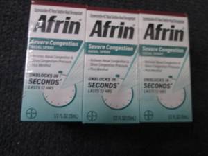 lot 13 image: 6- 15 ml Afrin Nasal Spray best dat...