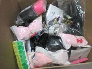 lot 49 image: Box of Assorted Small Overstock Ite...