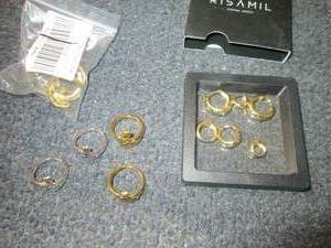 lot 51 image: 2- 4pk Rings, 3 pr Earrings...