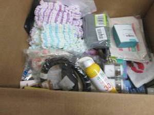 lot 53 image: Box of Assorted Small Overstock Ite...