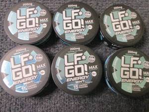 lot 62 image: 6- 15 ct LFGo Mint Energy Pouches ...
