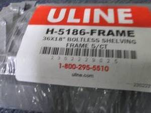 lot 76 image: 5 ct U-Line 36x18 inch Boltless She...