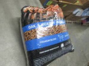 lot 87 image: Bag of Kirkland BBQ Hardwood Pellet...