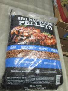lot 88 image: 40 lb Bag of Kirkland BBQ Hardwood ...