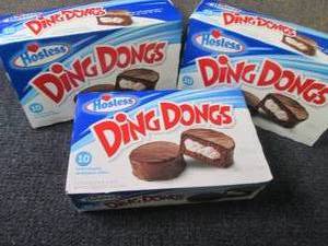 lot 131 image: 3- 12.7 oz Hostess Ding Dongs...