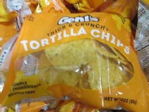 lot 150 image: 30- 3 oz Gehls Nacho Tortilla Chip...