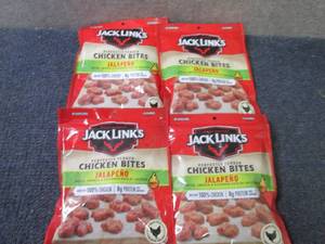 lot 161 image: 4- 3.25 oz Jack Links Jalapeno Chic...